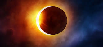 stock photo of a solar eclipse