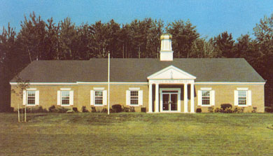 old photo of Wells Public Library