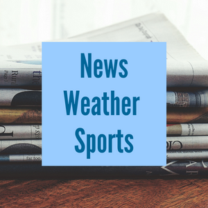 News, Weather, Sports link with image of newspapers