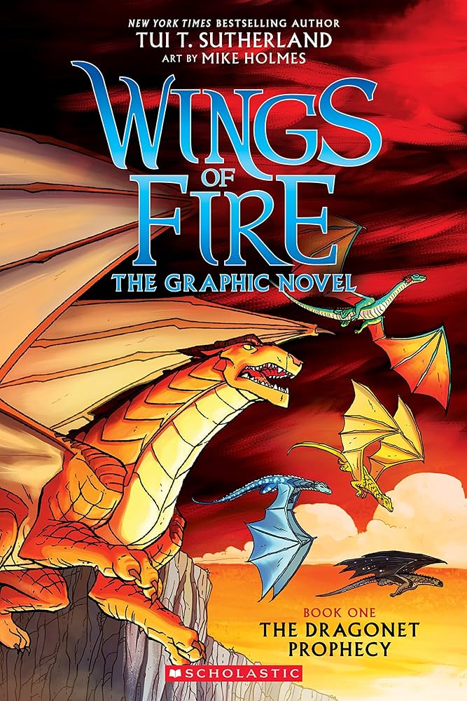 Wings of Fire: The Dragonet Prophecy book cover 