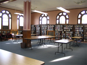 Photograph of inside of the library meeting room